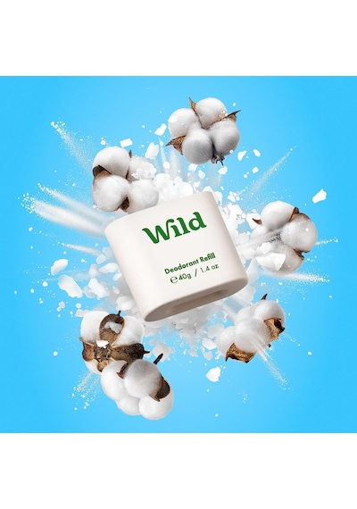 Refill Yedek Stick Deodorant İçi%98 Doğal Formül Fresh Cotton & Sea Salt 40 G.