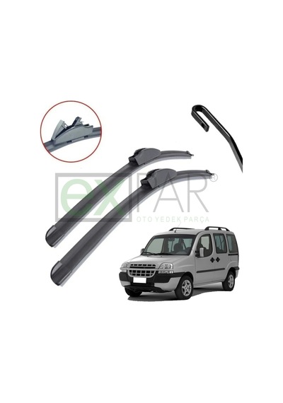 Fiat Doblo Ön Cam Silecek Süpürgesi Takımı 2000 - 2005 Model Doblo Ön Silecek Sağ Sol