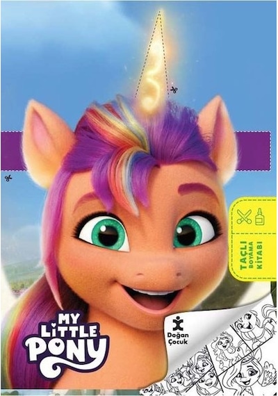 My Little Pony - Taçlı Boyama Kitabı- Doğan Çocuk