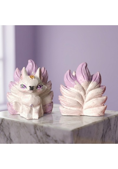 Kitsune 9 Kuyruklu Tilki Minyatür Biblo O81 5x6 Cm