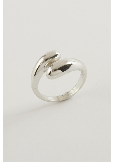 Zenviac456 Oval Metal Yüzük Zenviac45678 Gümüş Rengi 81570213