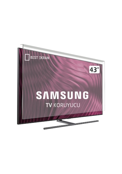 Samsung Uyumlu Crystal 43tu8500 Tv Ekran Koruyucu