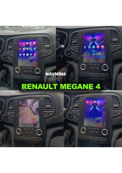 Renault Megane4 Tesla Joy & Touch Paket Uyumlu Multimedya Carplay & Android Auto Kame