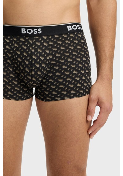 Boss Erkek Boxer 50554443 246 Siyah-haki-siyah Siyah-haki-siyah