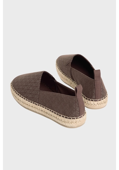 Calvin Klein Logolu Espadril Hw0hw02933 Bayan Espadril Hw0hw02933 Hjo Kahve