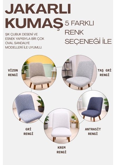 Mutfak Sandalye Kılıfı Büyük Oval Jakarli Yıkanabilir Streç Lastikli Sandalye Örtüsü 1 Adet Antrasit - 797640822 Antrasit Mutfak Sandalye Kılıfı Büyük Oval Jakarli Yıkanabilir Streç Lastikli Sandalye Örtüsü 1 Adet Antrasit - 797640822 Antrasit