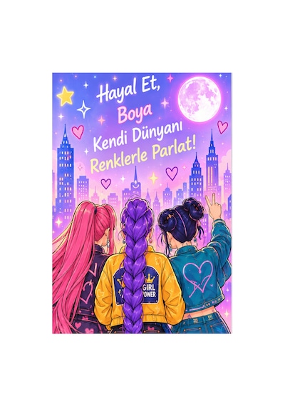 Renkli Hayaller Aktivite Etkinlik A4 Boyama Ve Etkinlik Kitabı 24 Yaprak 48 Sayfa