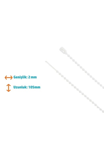 Otoklav Torba Kilidi - Poşet Kilidi 2x105mm 100 Adet/paket