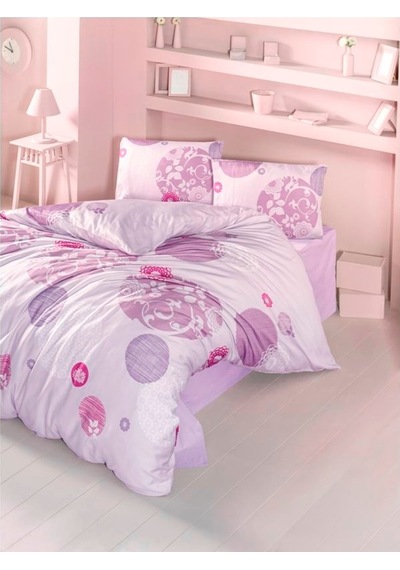 Komfort Home Tek Kişilik Ranforce Nevresim Takımı (Yade Pembe)