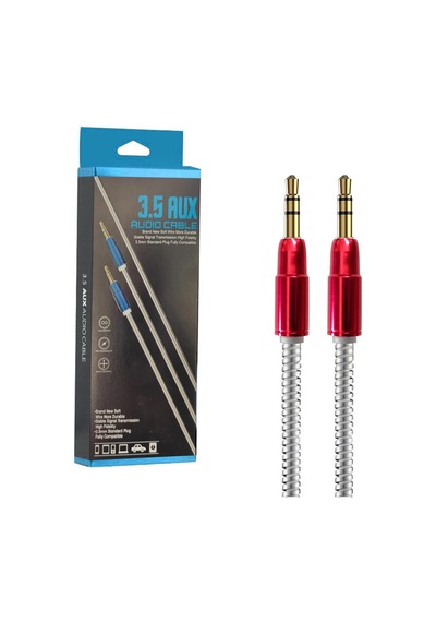 Aux Kablosu 3.5mm Metal 1.2mt Escom Xf-08