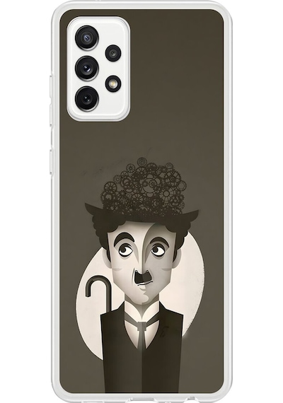 Samsung Galaxy A72 Uyumlu Şeffaf Kılıf Aesthetic 1 Tasarımlı