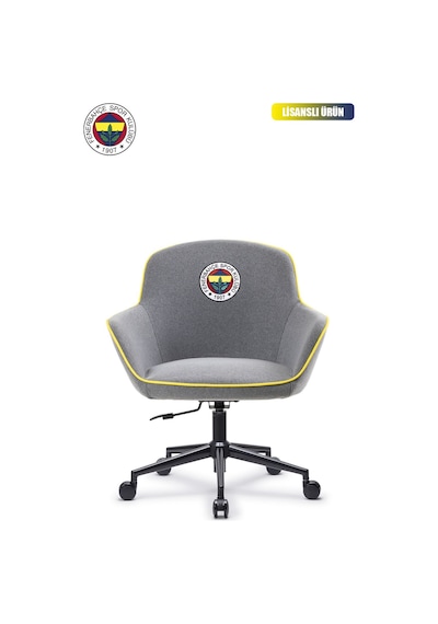 Fanchair X Fenerbahçe Icon Gri Kumaş Çalışma Koltuğu-80
