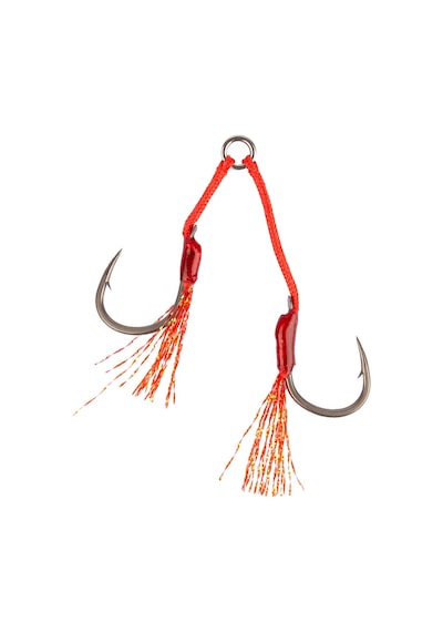 Mustad Alpha Point Alpha Light Double Asist Olta İğnesi A-assıst2 Tıtanx - No:6 - 2li