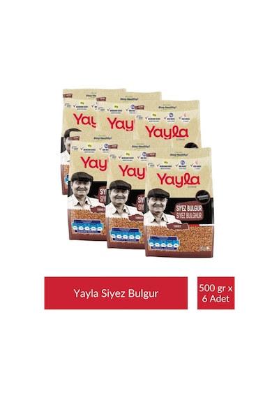 Yayla Gurme Siyez Bulgur 500 Gr X 6 Adet