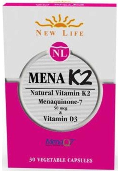 New Lıfe Mena K2+d3 30 Kapsul