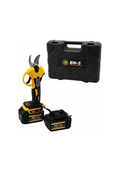 Cordless Shear Yellow Bn-5 Hs-155 Şarjlı Bağ Makası 2 Batarya - 24v 5.0ah 5492