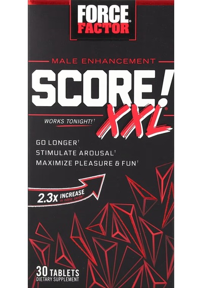 Force Factor Score Xxl Male Testo Booster Enhancement 30 Tablet
