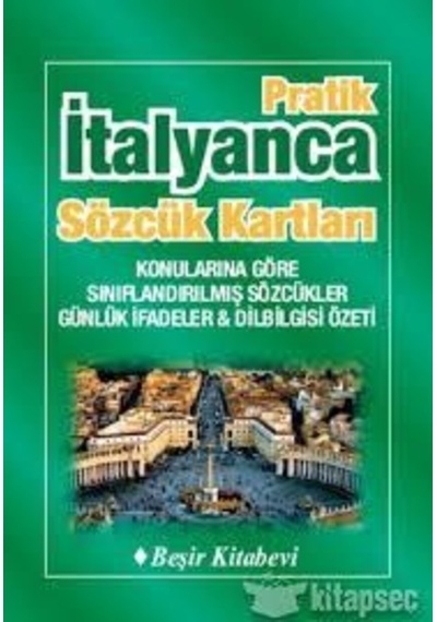 Pratik İtalyanca Sözcük Kartları - Beşir Kitabevi