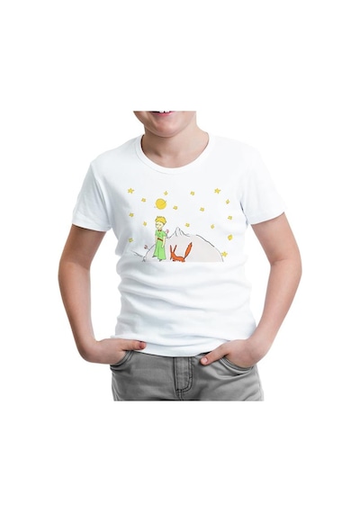 Lord Tshirt Küçük Prens - Gezegen Beyaz Çocuk Tshirt (497936435)