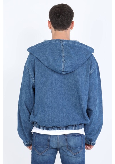 Keepout Erkek Jean Sweatshirt Koyu Mavi 001