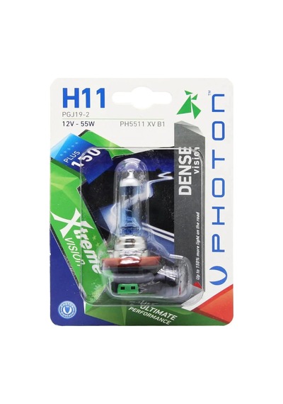 Photon Ampul H11 12v 55w Xtreme Vision +%150 Fazla Işık Tekli Blister - Pht Ph5511 Xv B1