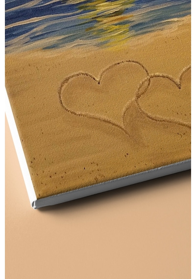 Webstyle Sayılarla Boyama Seti Kasnaklı Aşk Plajı 60 X 75 Cm