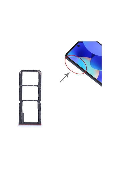 Tecno Spark 10 Pro Uyumlu Sim Tepsisi Yuvası Beyaz Sim Tepsisi