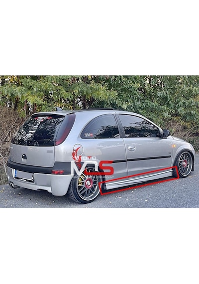 Opel Corsa C İrmscher Marşpiyel Sağ Sol Takım Fiberglass Boyasız