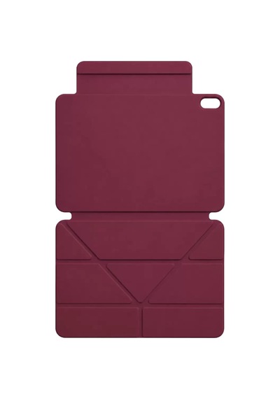 Mey İthalat Apple Uyumlu iPad 2025 10.9 10.nesil A16 Edz Manyetik Standlı Tablet Kılıfı - Mürdüm Arka Kapak