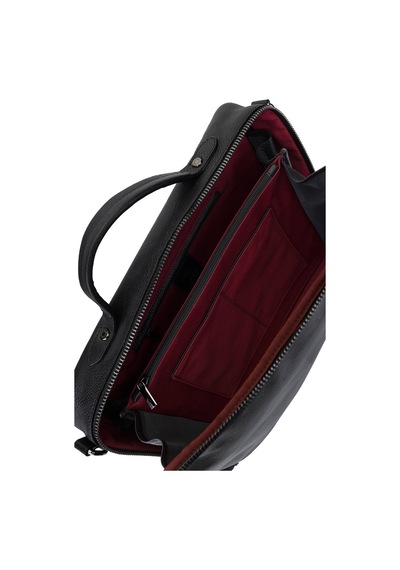 Bruno Shoes Bruno Rossi Bag Erkek Hakiki Deri Siyah Evrak Çantası 1048 330 Erk Canta Sk24-25 Nero Siyah