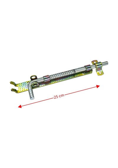 Yfs250 Yaylı Ferforje Demir Kapı Sürgüsü 25 Cm