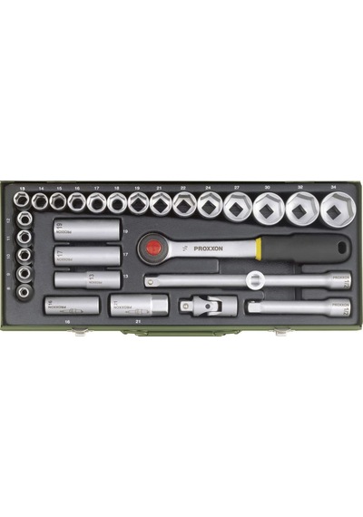 Proxxon INDUSTRIAL 2300 Lokma Takımı 29 Parça 1/2''