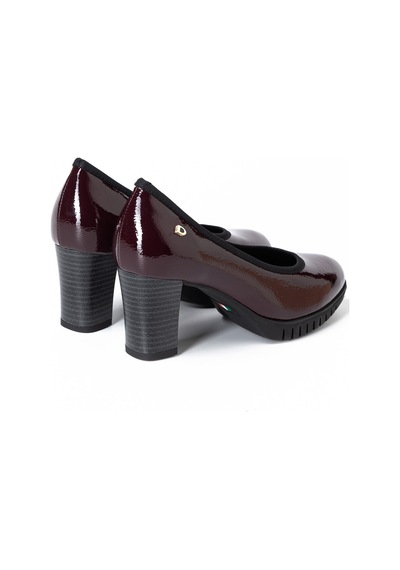 Bordeaux Naplack Topuklu/ Stiletto Kadın 264852ds Donna Serena 4852 Ds Bordeaux Naplack