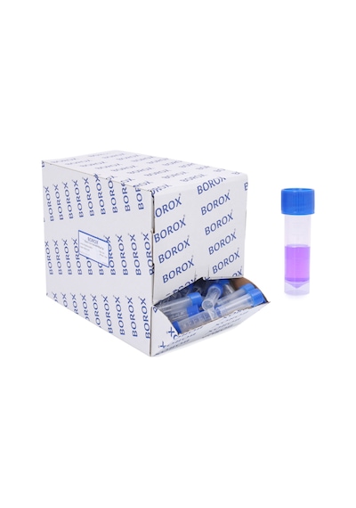 Cryo Tüp 5 ML Dıştan Vidalı Ayaklı Dibi Düz Nonsteril 200lü