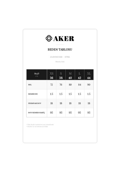 Aker Ekru Pilisoley Etek Ekru Ekru