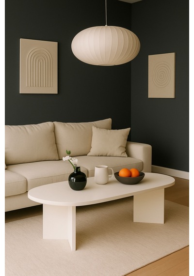 Sahra Model Modern Orta Sehpa 90x45x45 Cm Beyaz