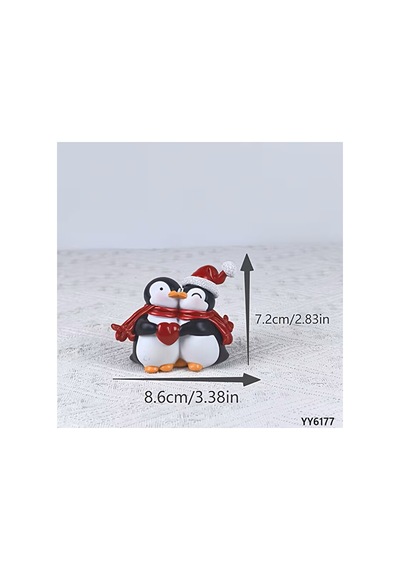 Sevgili Penguenler Mum Biblo Silikon Kalıp