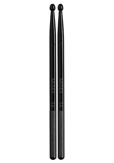 Midex Gfk-901bk Pro 5a Profesyonel Kırılmaz Baget Fiber Karbon Drumsticks Siyah Renk Davul Bateri Bageti