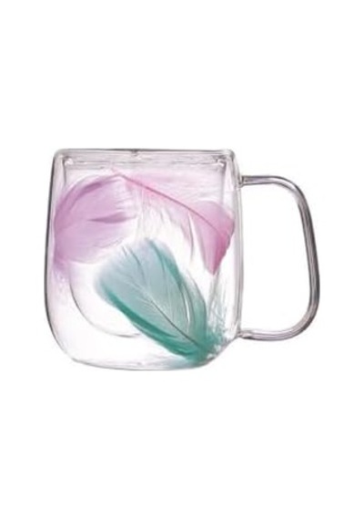 Double Feather Çift Cidarlı Kupa 250 Ml Acı Kahve