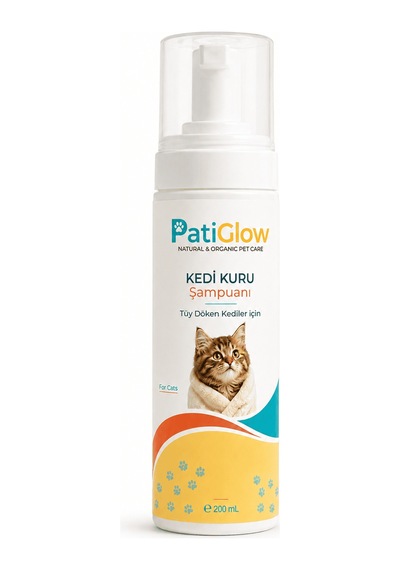 Patiglow Kedi Kuru Şampuanı 200 Ml