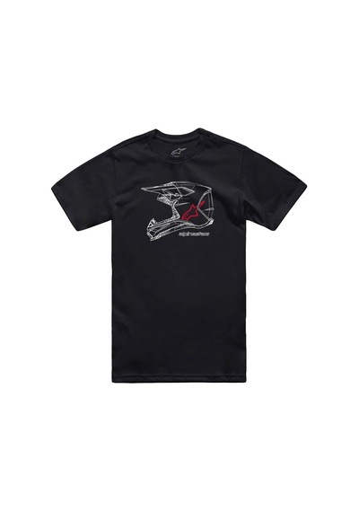 Alpinestars Mx Helmet Csf Tişört Siyah
