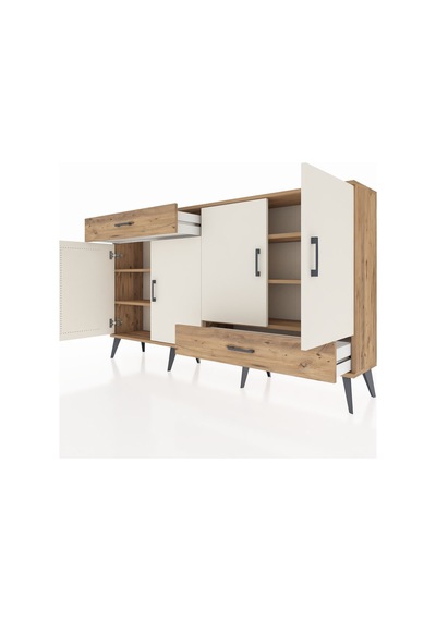 Arges Konsol 5 Raflı 2 Çekmeceli 4 Kapaklı 176x30x99 Çam-aytaşı/ç Çam-aytaşı/çam Arges Konsol 5 Raflı 2 Çekmeceli 4 Kapaklı 176x30x99 Çam-aytaşı/ç Çam-aytaşı/çam