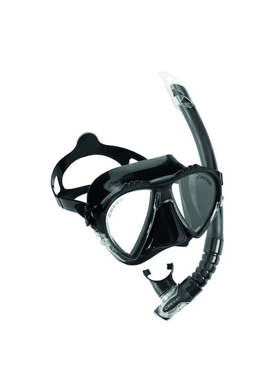 Cressi Matrix Maske Gamma Şnorkel Seti BLACK-BLACK