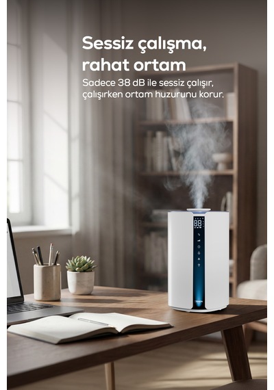 Hava Nemlendirici Lite 2 Akıllı, Ultrasonik Sıcak & Soğuk Buhar, 4.5l, Wifi X7451