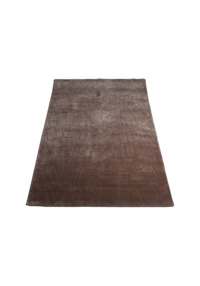 Çam Halı Emboss 7803 Kahverengi Modern Desen Yeni Zellanda Yünü V 130X190 Kahverengi