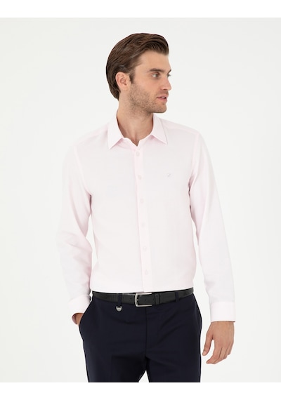Pierre Cardin Erkek Açık Pembe Gömlek Desenli 50294742-vr078 Açık Pembe