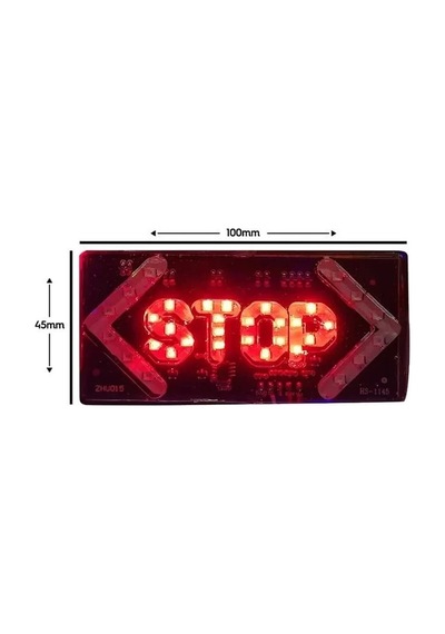 Sh Elektrikli İşaret Cihazı Oklu Stop Küçük Najmaddin