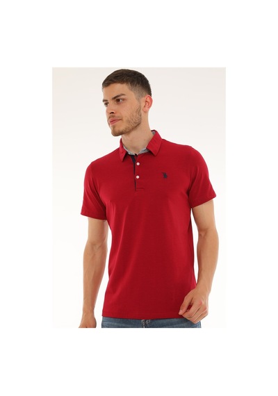 T8582 Dewberry Erkek T-shırt-bordo Bordo