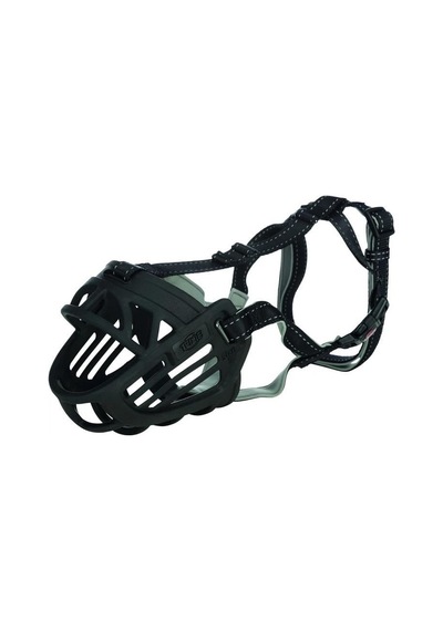 Trixie Köpek Esnek Silikon Ağızlığı , Kauçuk, L-xl, Siyah