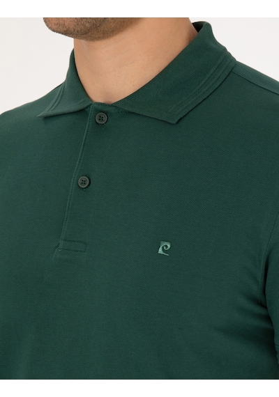 Pierre Cardin Erkek Koyu Yeşil Tişört Basic 50325323-vr079 Koyu Yeşil